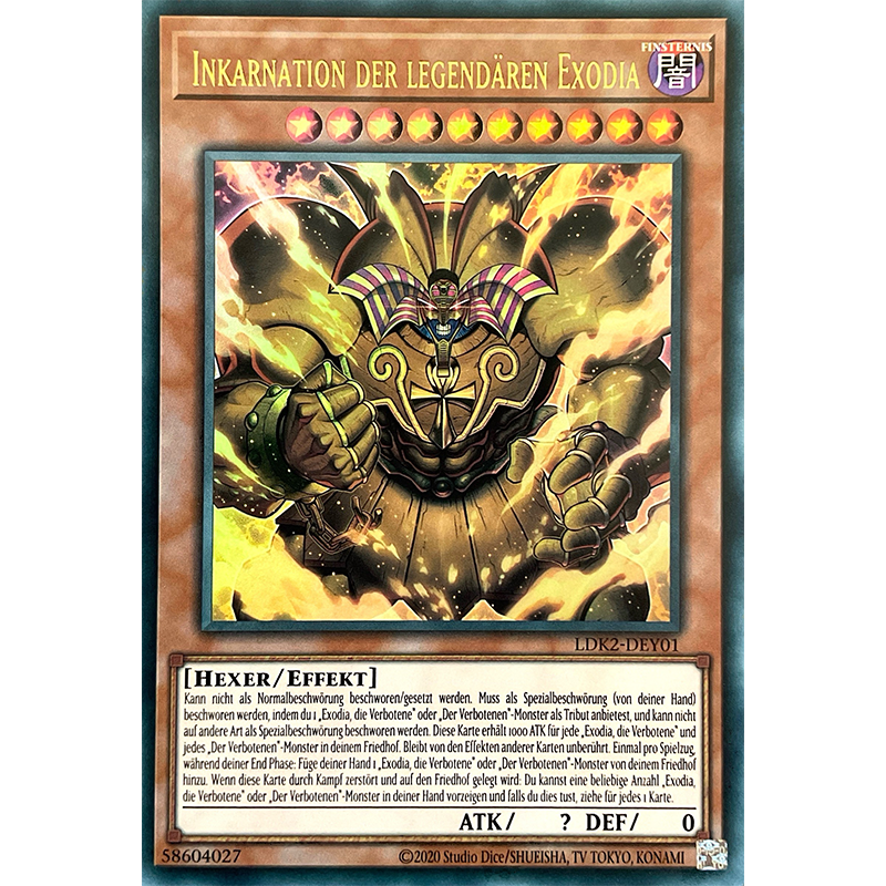 Inkarnation der legendären Exodia - Ultra Rare