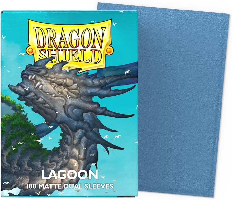 Dragon Shield Standard Size Card Sleeves - Matte Lagoon (100 Sleeves)