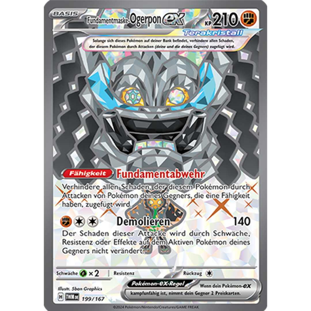 Fundamentmaske-Ogerpon ex TWM-199 - Full Art