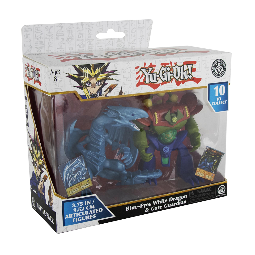 Yu-Gi-Oh! Figur - Blauäugiger weißer Drache & Torwächter