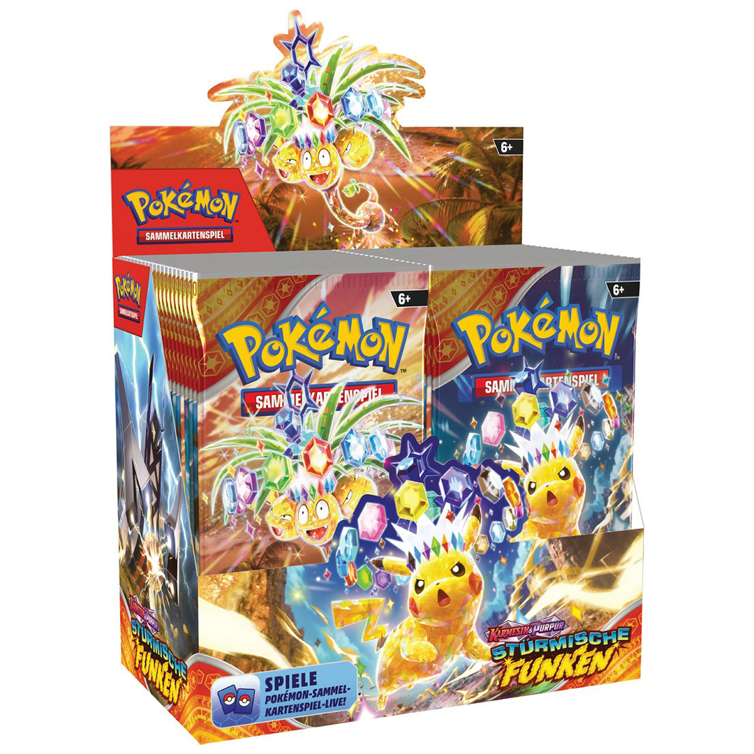 Pokemon Stürmische Funken Booster Display (deutsch)