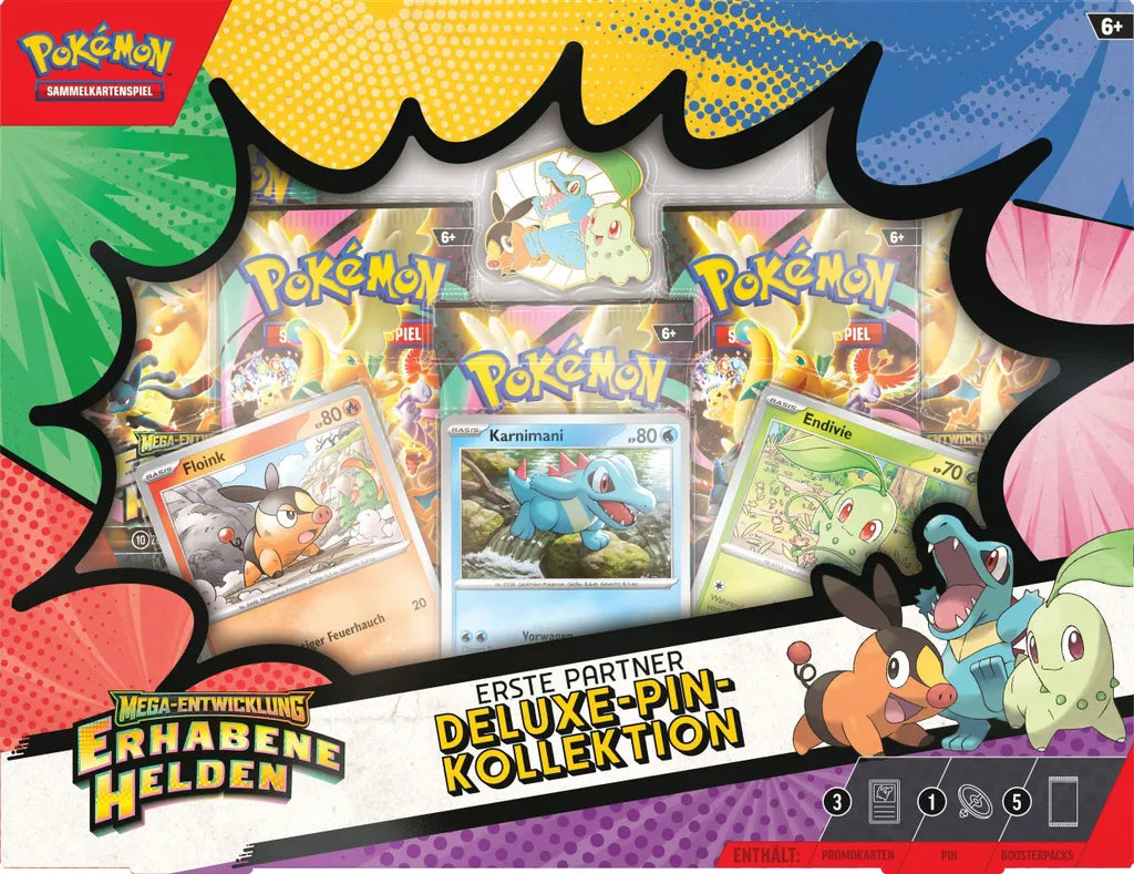 Pokemon Erhabene Helden Deluxe-Pin-Kollektion