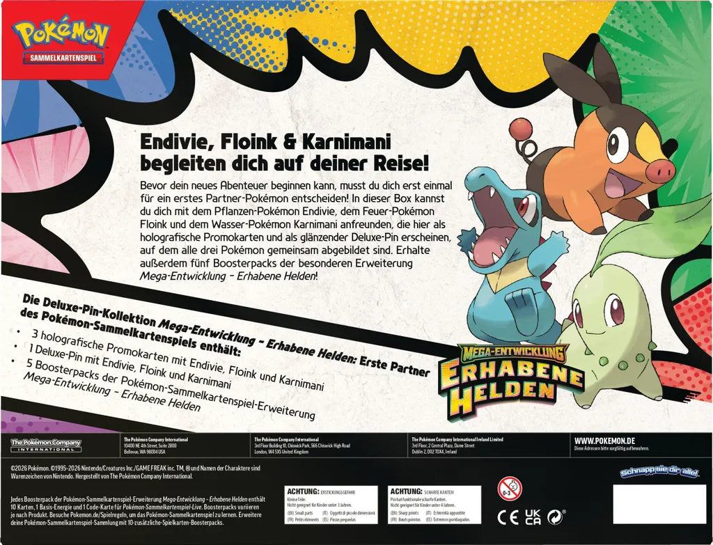Pokemon Erhabene Helden Deluxe-Pin-Kollektion