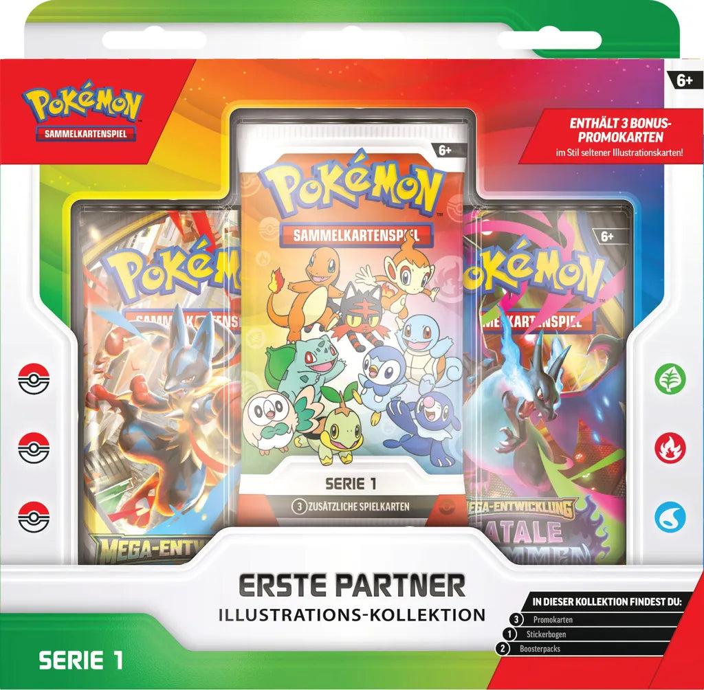 Pokemon Erster Partner Illustrations-Kollektion