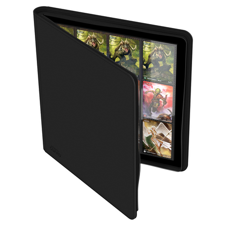 Ultimate Guard - 12-Pocket QuadRow ZipFolio XenoSkinTM - Black
