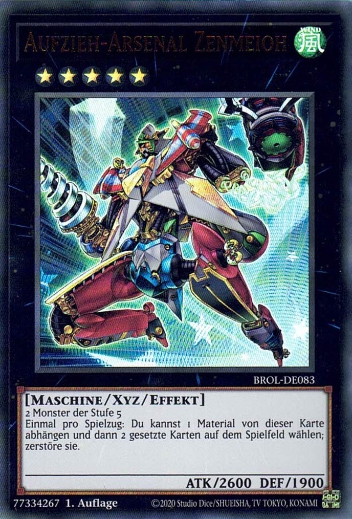 Aufzieh-Arsenal Zenmeioh - Ultra Rare - Divine Cards