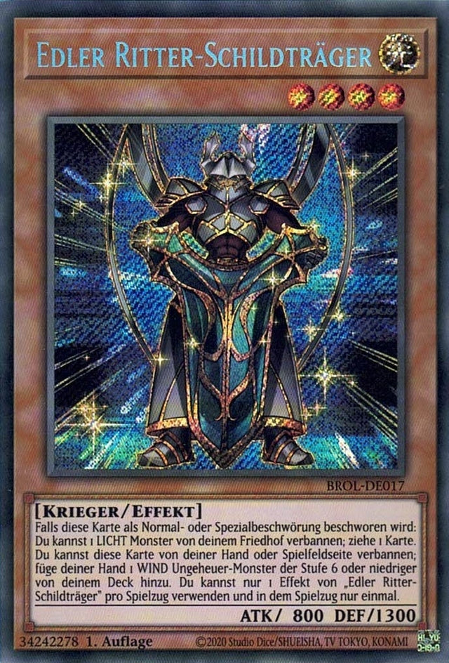 Edler Ritter-Schildträger - Secret Rare - Divine Cards