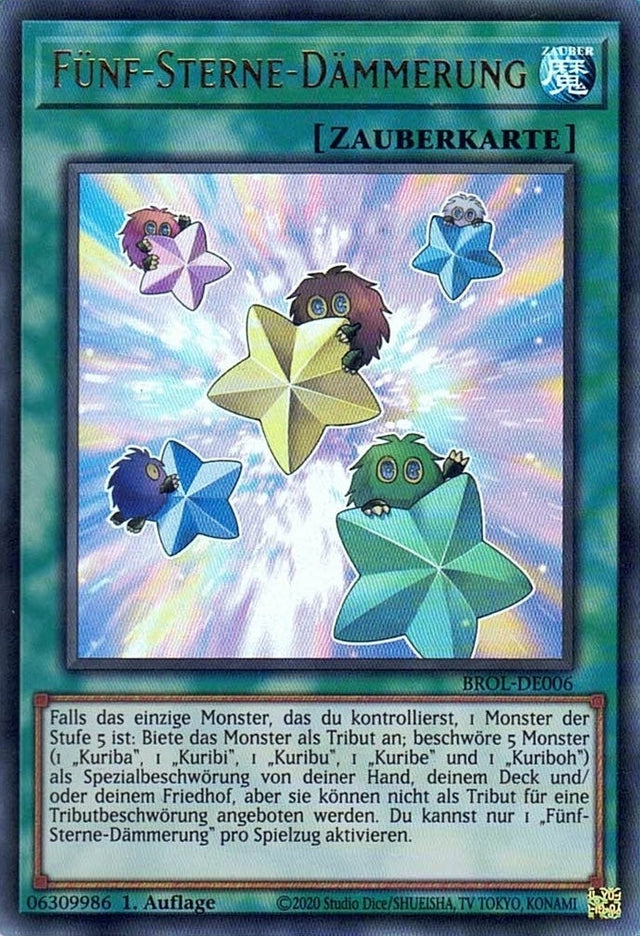 Fünf-Sterne-Dämmerung - Ultra Rare - Divine Cards