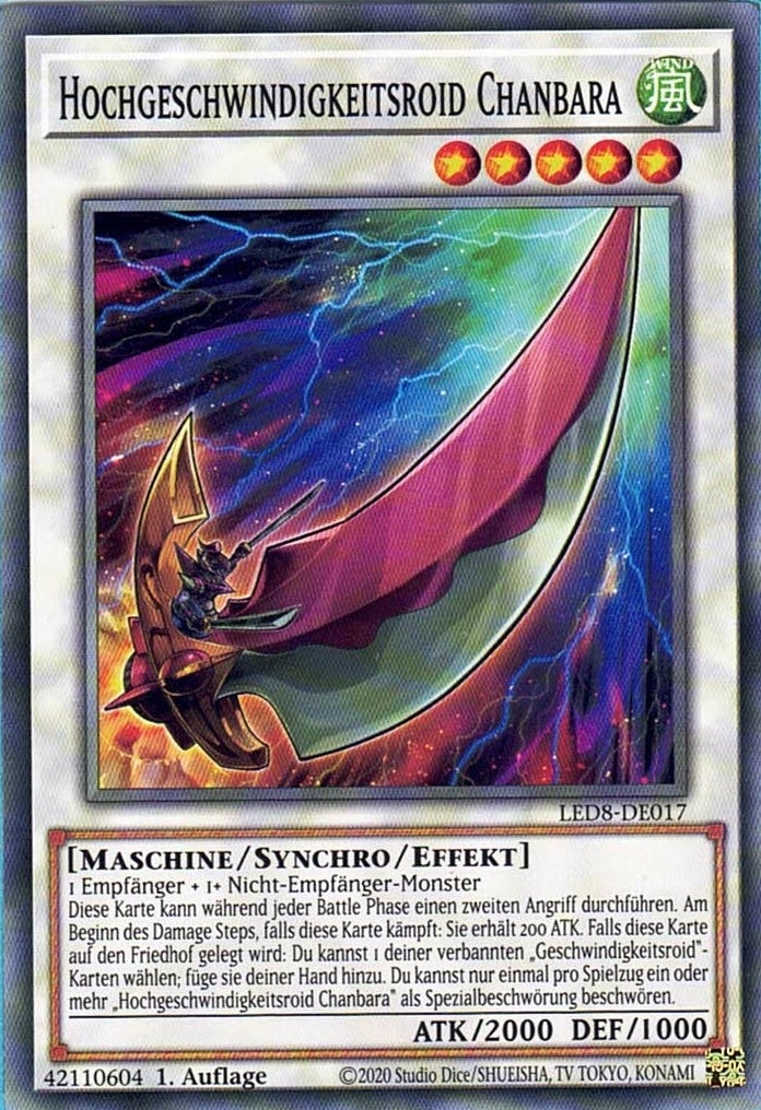 Hochgeschwindigkeitsroid Chanbara - Common - Divine Cards