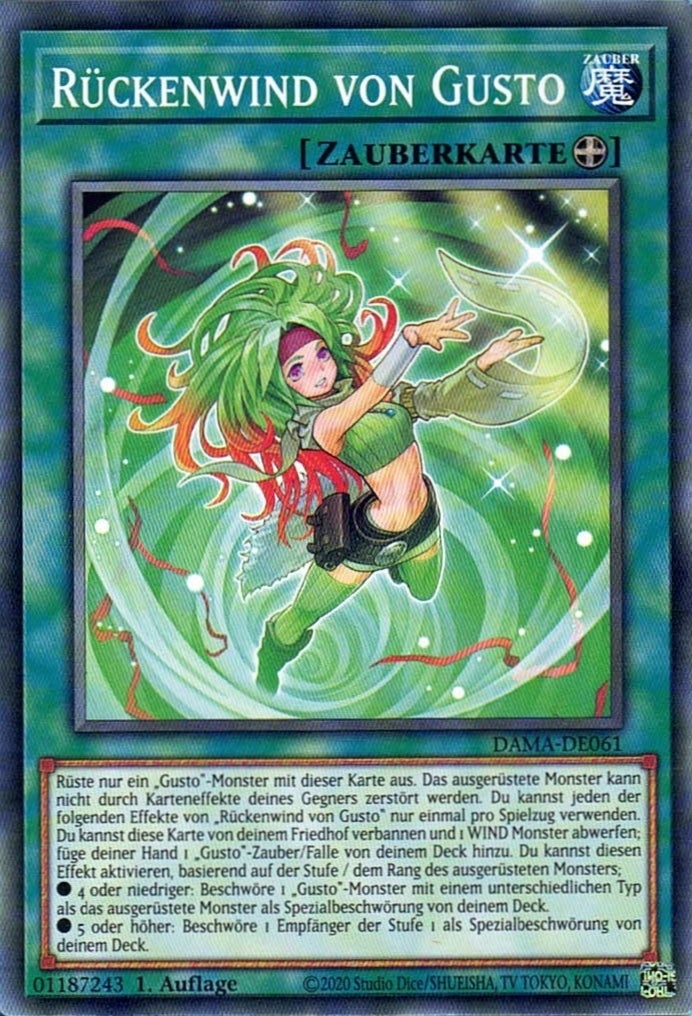 Rückenwind von Gusto - Common - Divine Cards