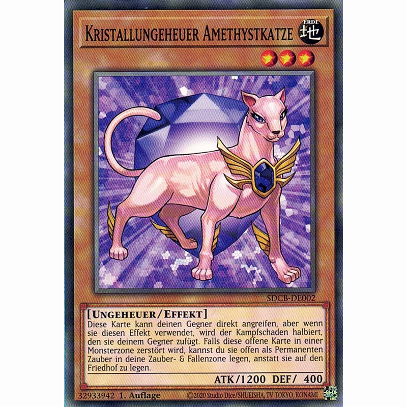 Kristallungeheuer Amethystkatze - Common
