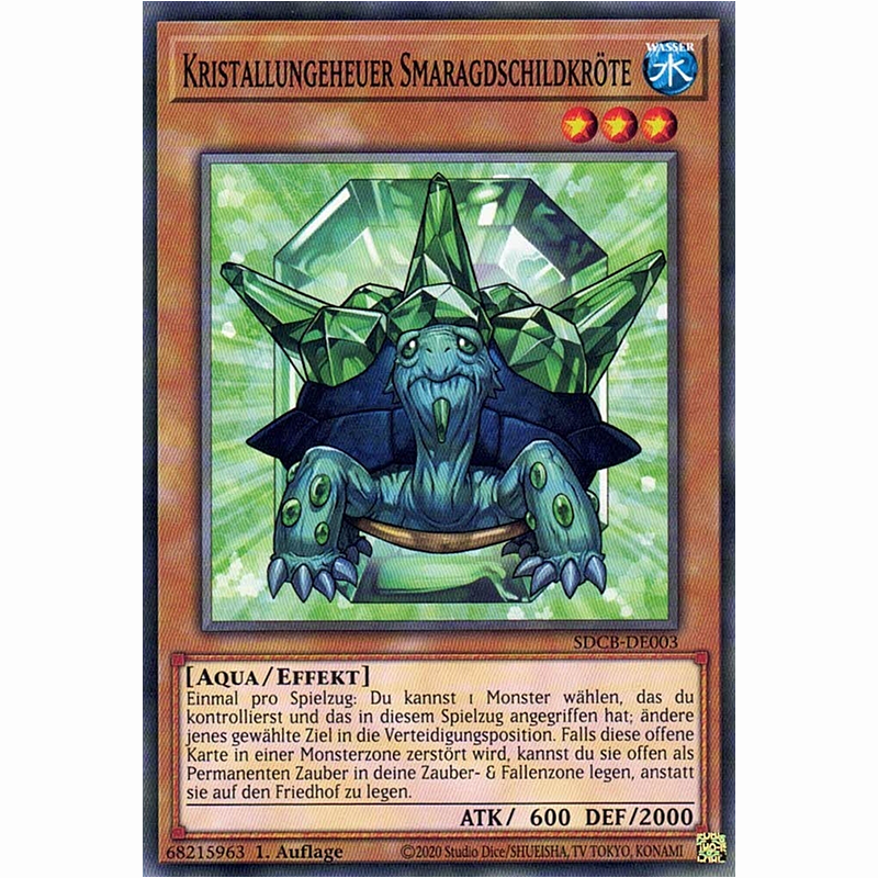 Kristallungeheuer Smaragdschildkröte - Common