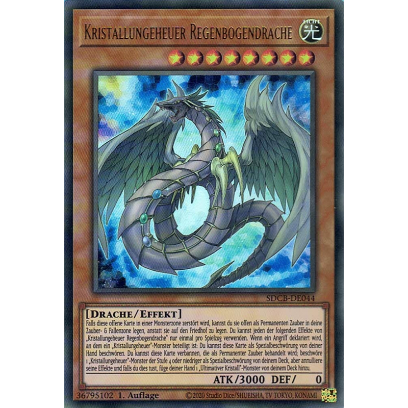 Kristallungeheuer Regenbogendrache - Ultra Rare