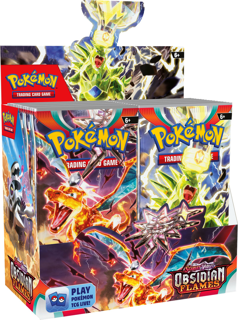 Pokemon - Obsidian Flammen Booster Display (englisch)