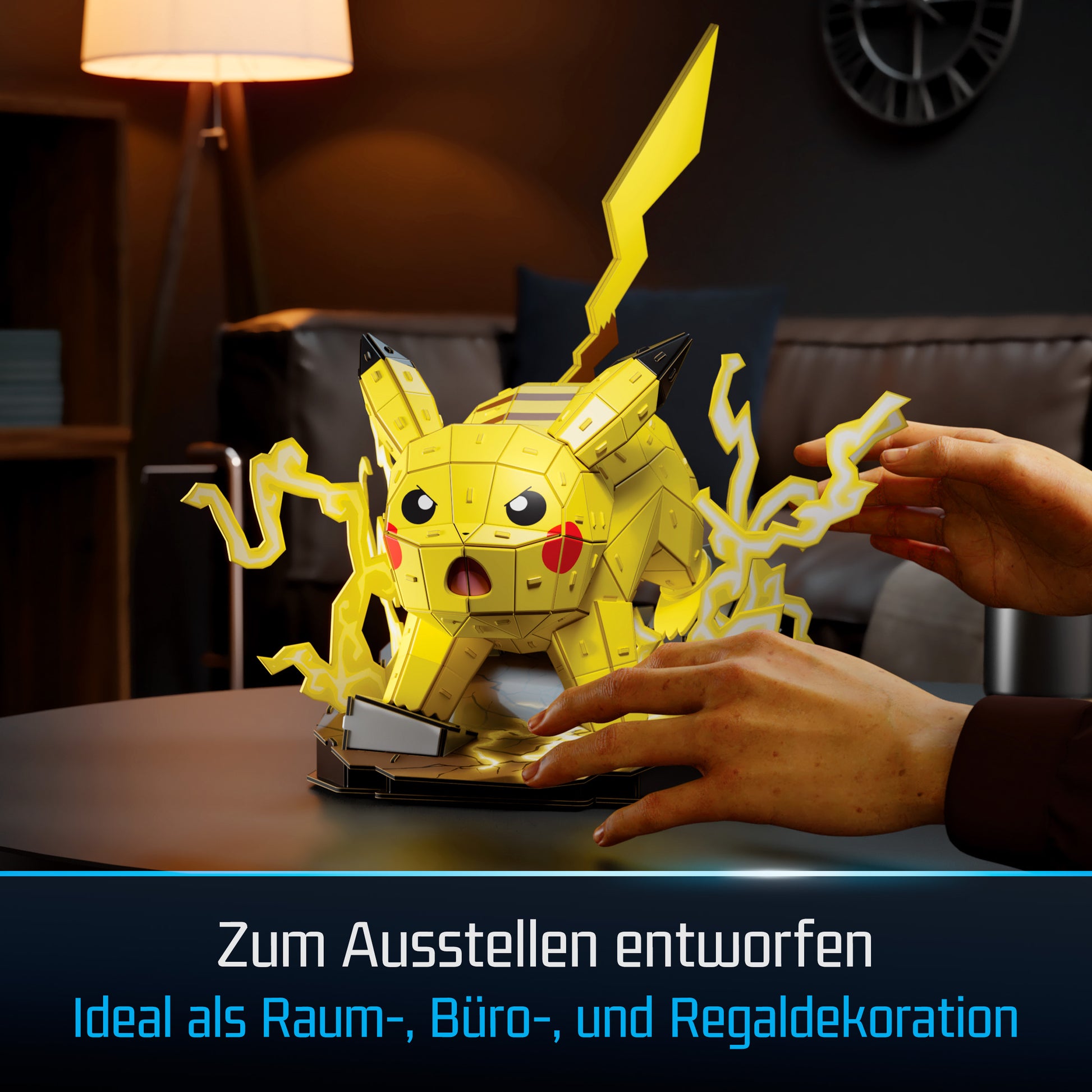 Spin Master 4D Build Pokémon Pikachu – 3D Pixel-Modellbausatz