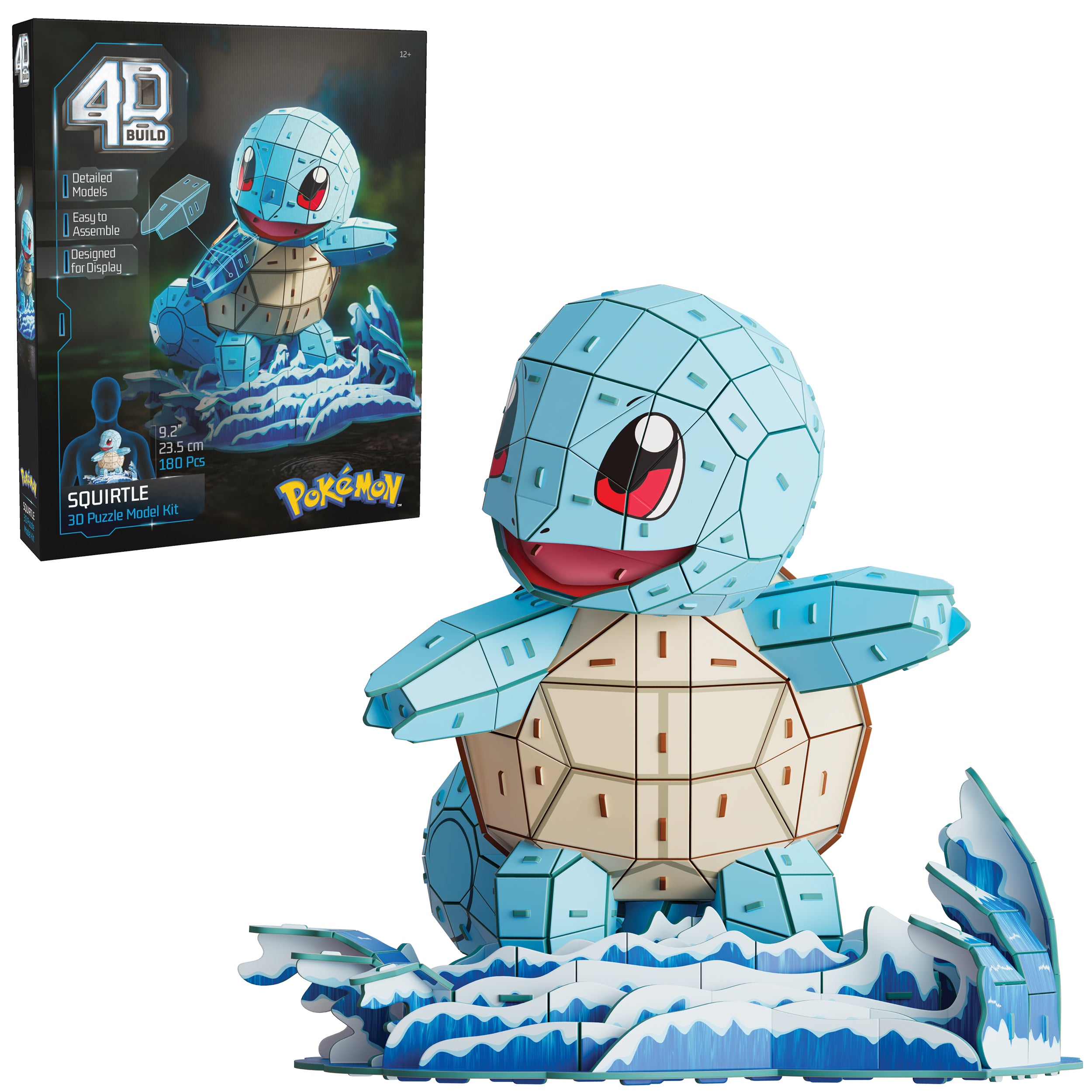 Spin Master 4D Build Pokémon Shiggy – 3D Pixel-Modellbausatz