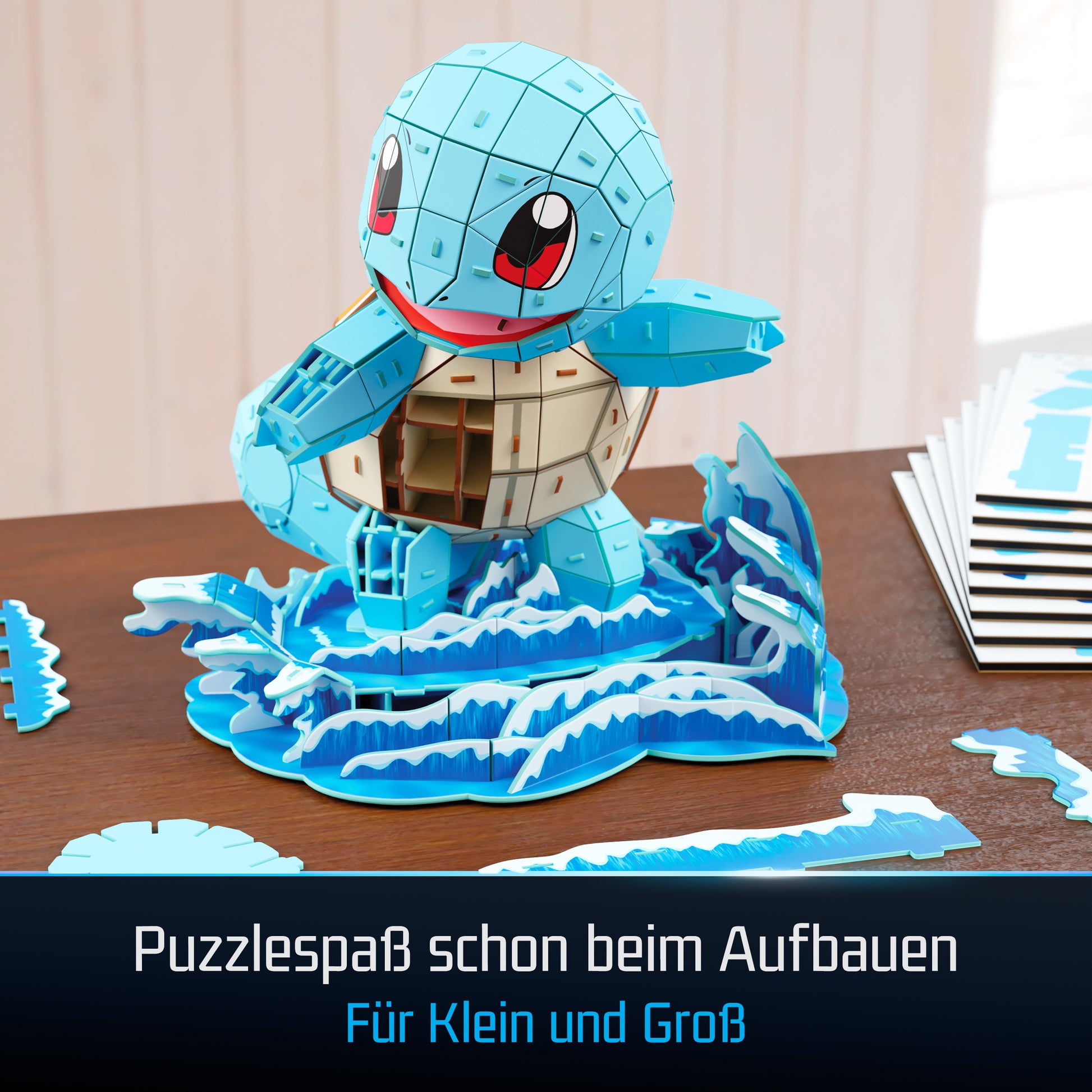 Spin Master 4D Build Pokémon Shiggy – 3D Pixel-Modellbausatz