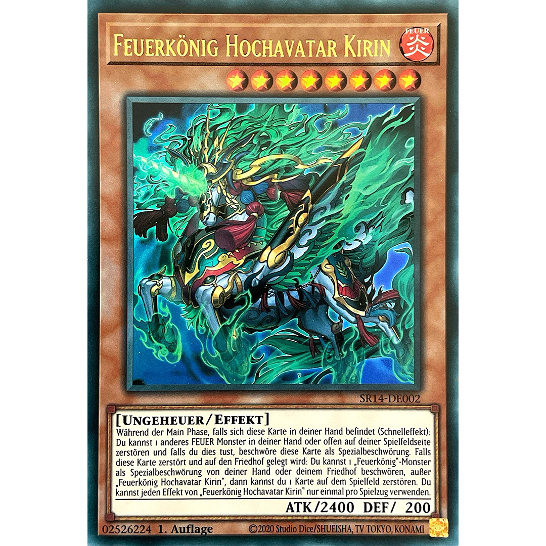 Feuerkönig Hochavatar Kirin - Ultra Rare