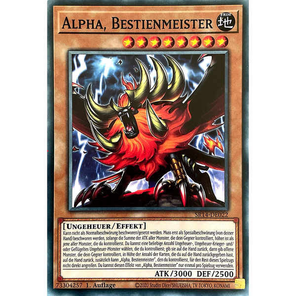 Alpha, Bestienmeister - Common