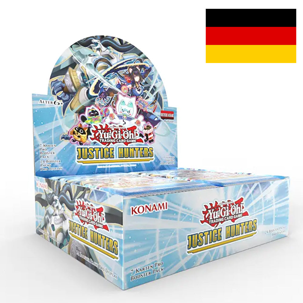 Yu-Gi-Oh! Justice Hunters Booster Display (deutsch)