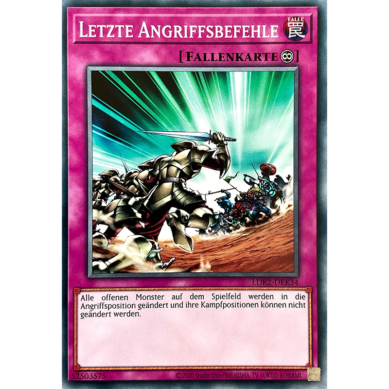 Letzte Angriffsbefehle - Common