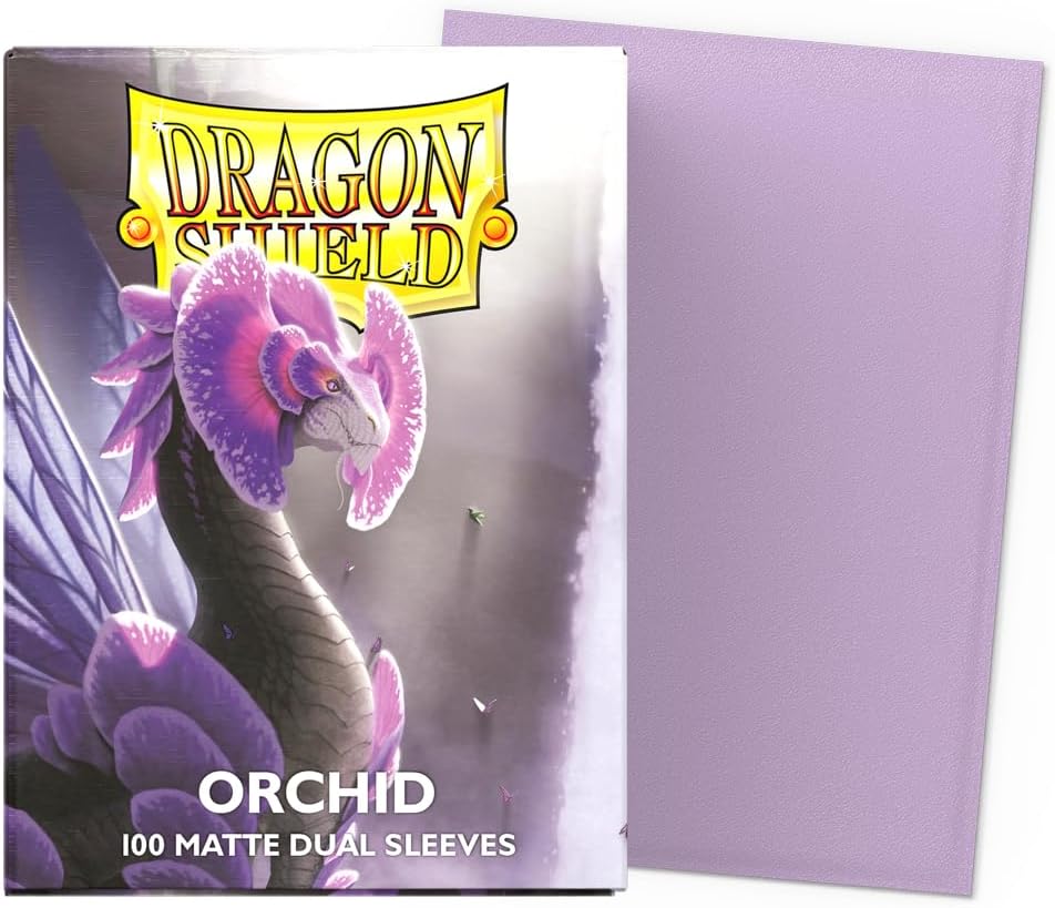Dragon Shield Standard Size Card Sleeves - Matte Orchid (100 Sleeves)
