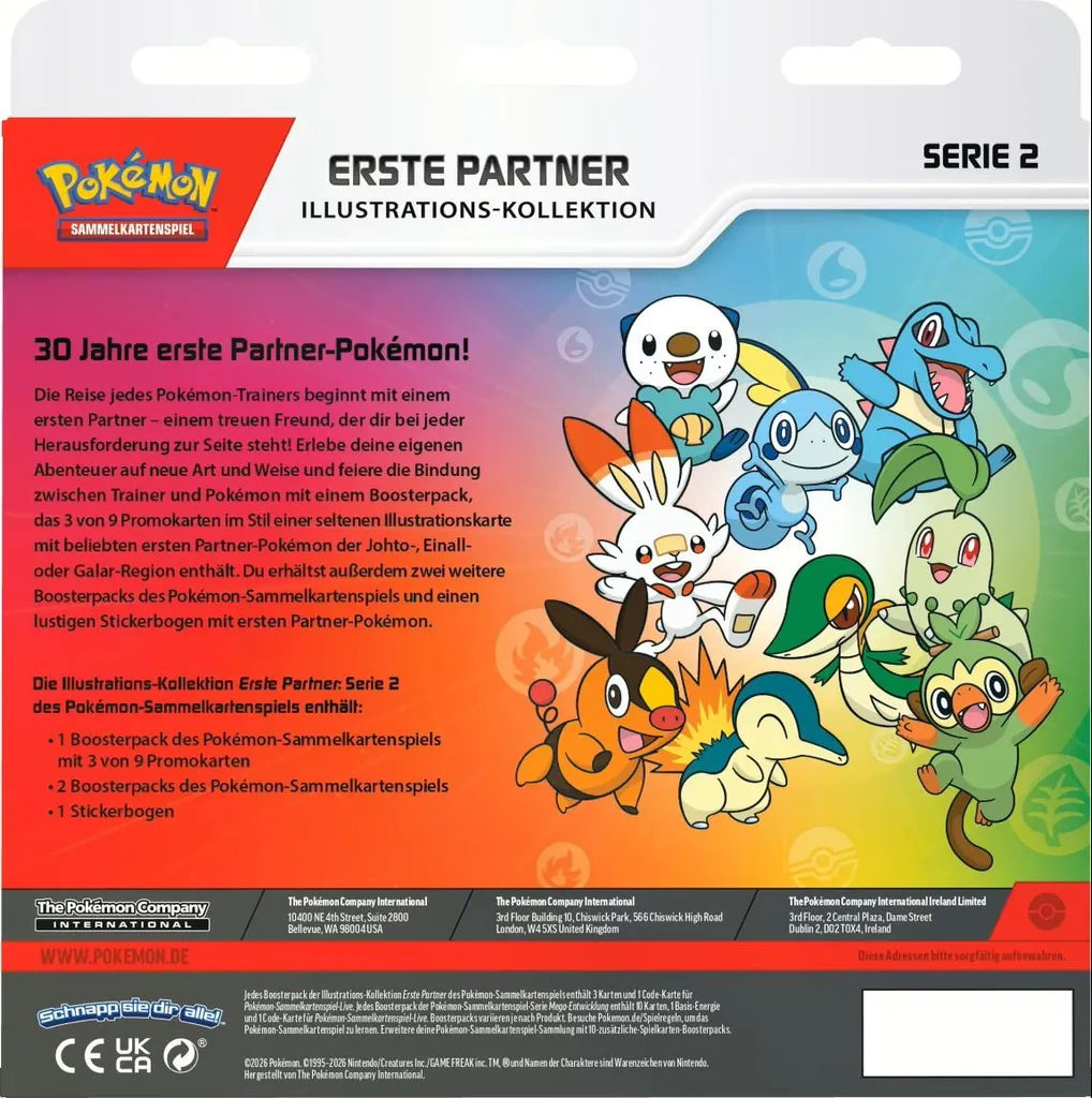 Pokemon Erste Partner Kollektion Serie 2