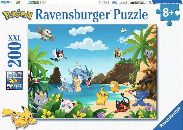 Pokemon Kinderpuzzle Ravensburger-200-Teile