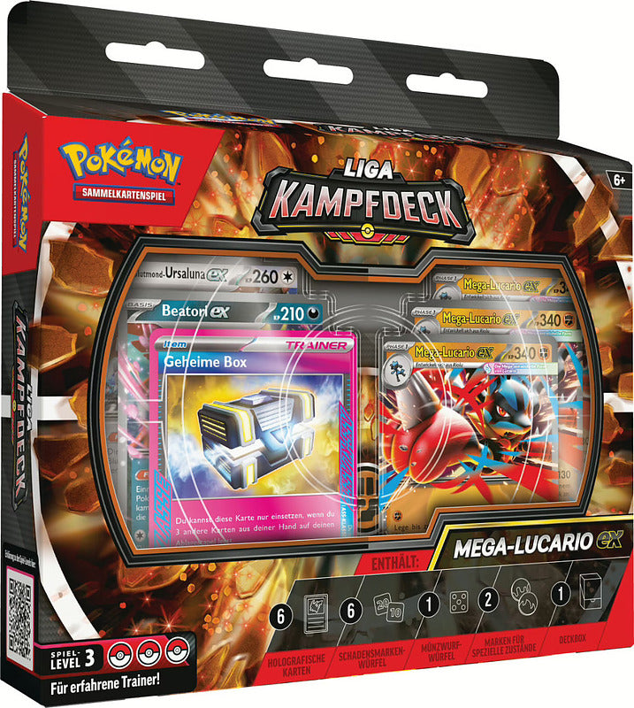 Pokemon Liga Deck Mega Lucario Ex-DE