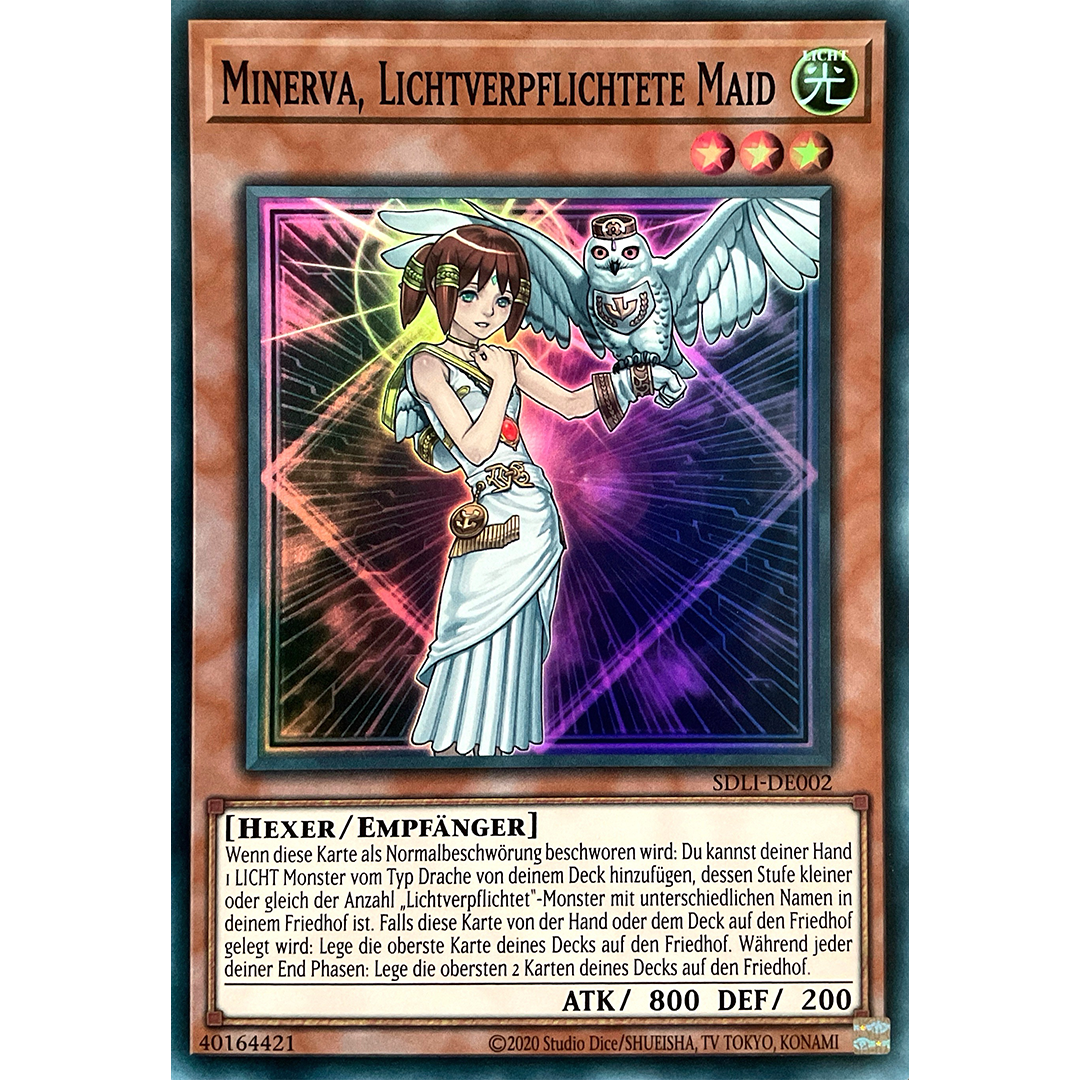 Minerva, Lichtverpflichtete Maid - Super Rare