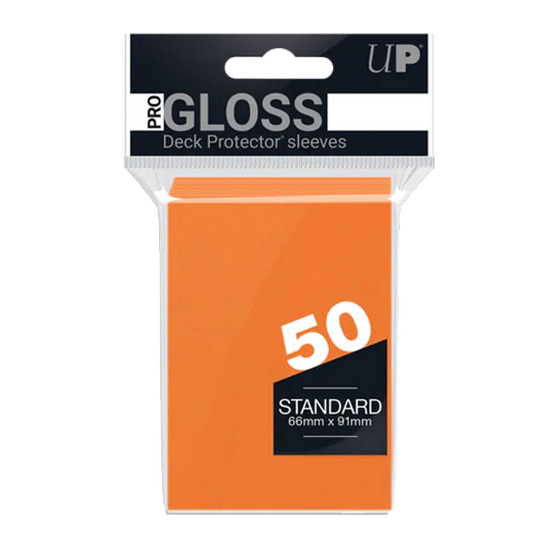 Ultra Pro Gloss Standard Deck Protector - Orange (50 Hüllen)