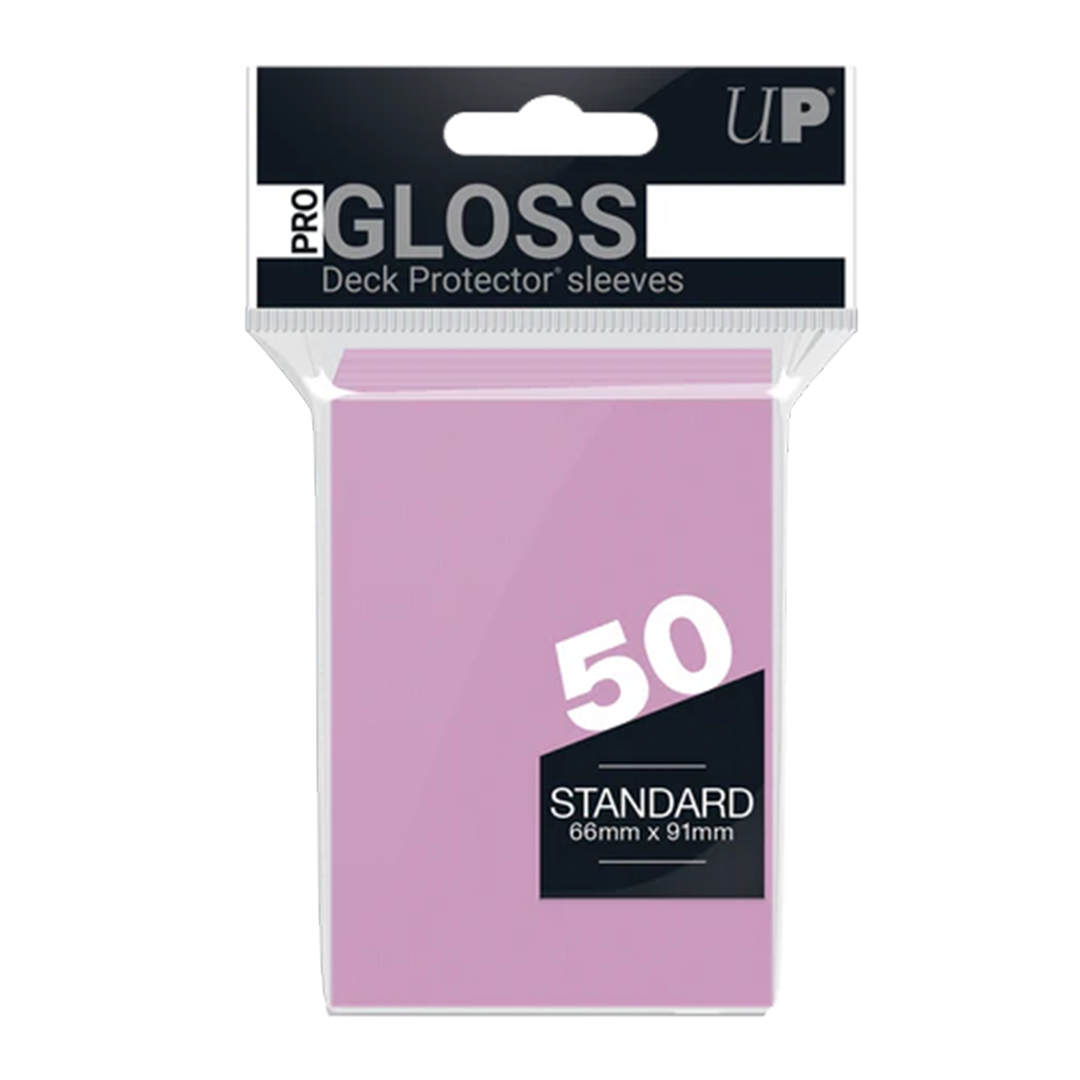 Ultra Pro Gloss Standard Deck Protector - Pink (50 Hüllen)