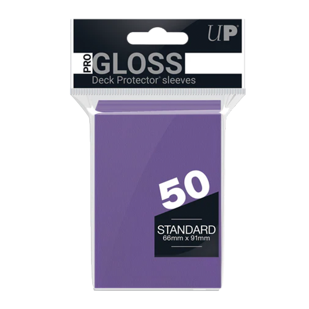 Ultra Pro Gloss Standard Deck Protector - Lila (50 Hüllen)