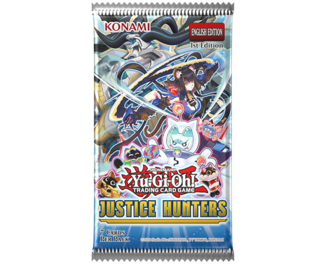 Yu-Gi-Oh! Justice Hunters Booster 1st Edition Englisch – 9 Karten