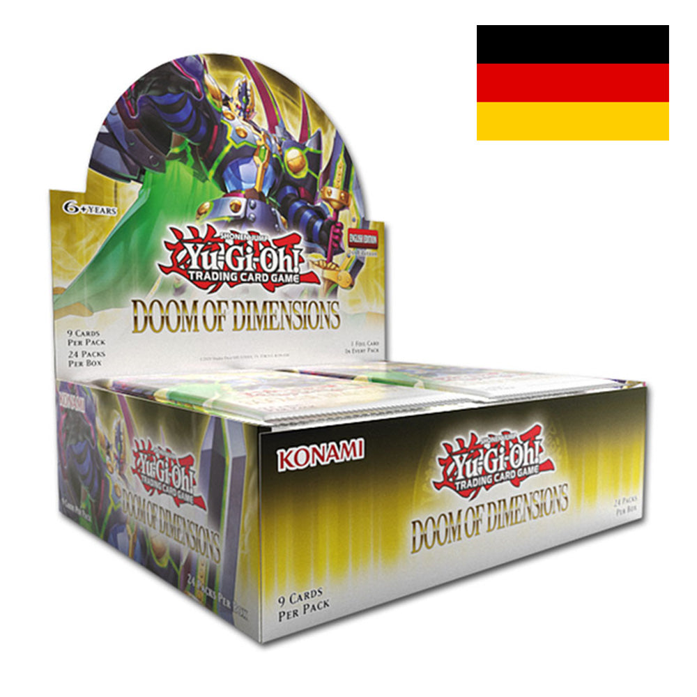 Yu-Gi-Oh! Doom of Dimensions Booster Display (deutsch)