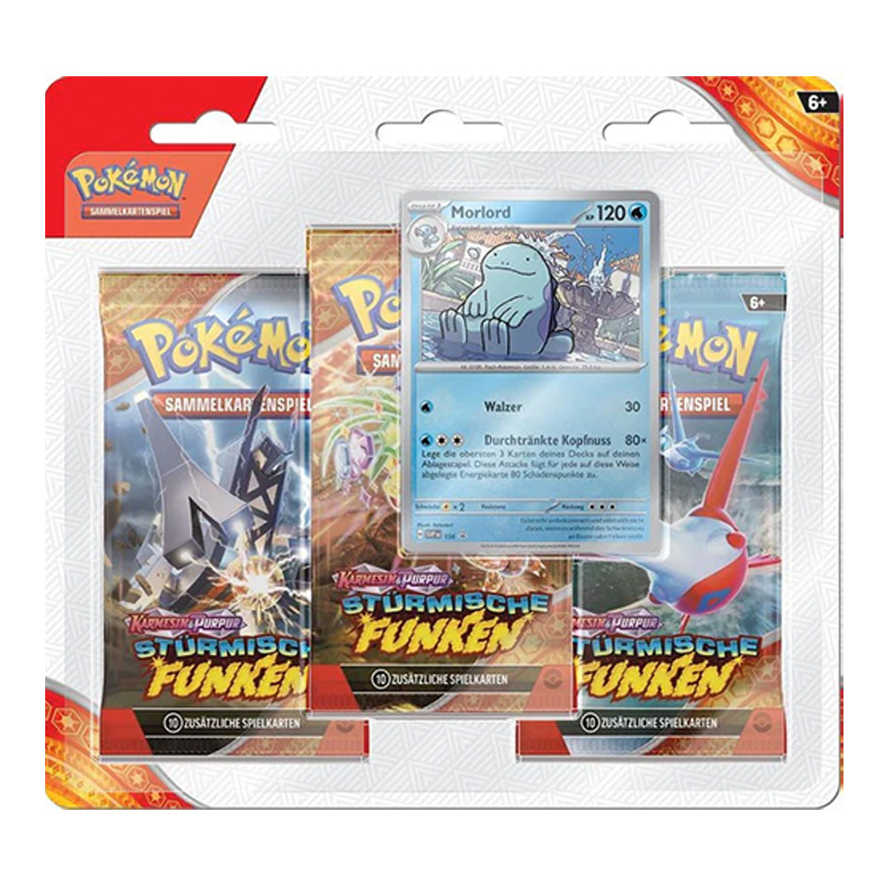 Pokemon Stürmische Funken 3-Pack Blister Morlord (deutsch)