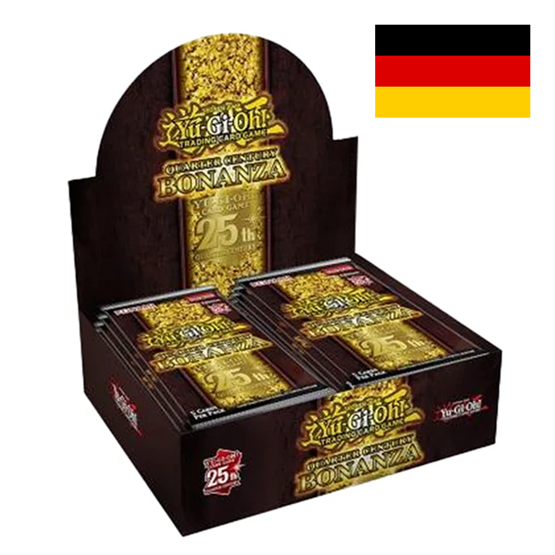 Yu-Gi-Oh! Quarter Century Bonanza - Booster Display (deutsch)