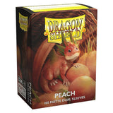 Dragon Shield Standard Size Card Sleeves - Dual Matte Peach (100 Sleeves)