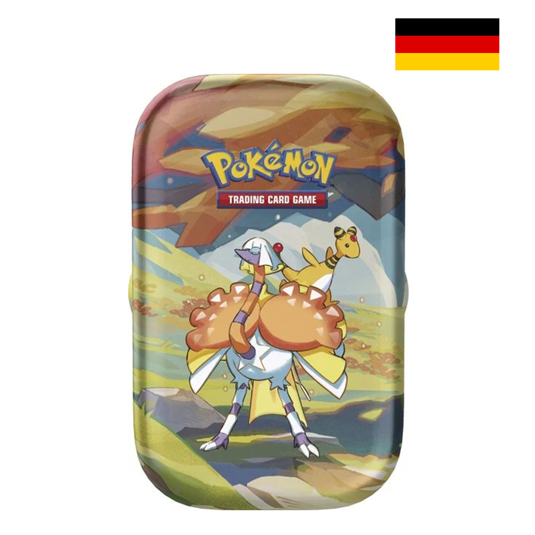 Farbenfrohes Paldea - Psiopatra & Ampharos Mini Tin (deutsch)