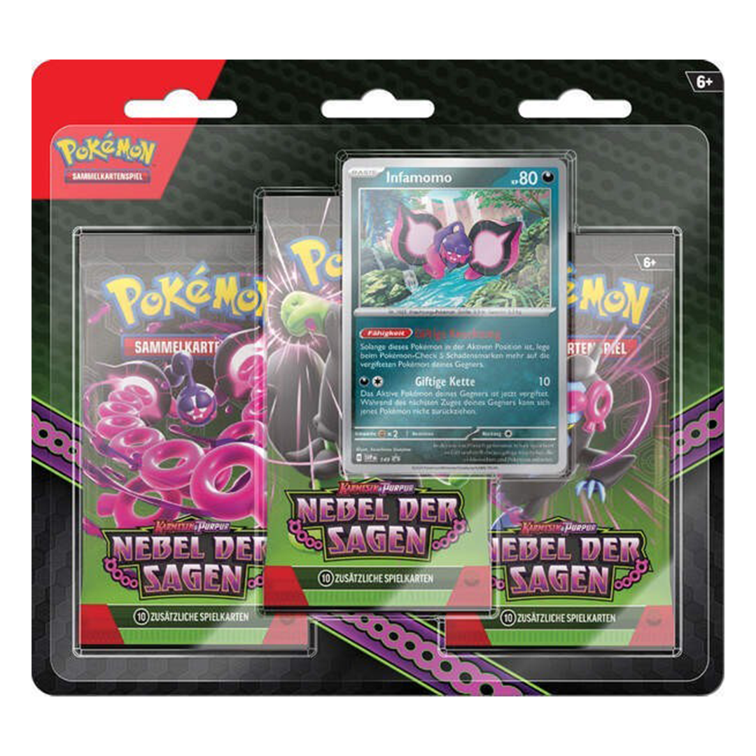 Pokemon Nebel der Sagen - 3-Pack Blister (deutsch)