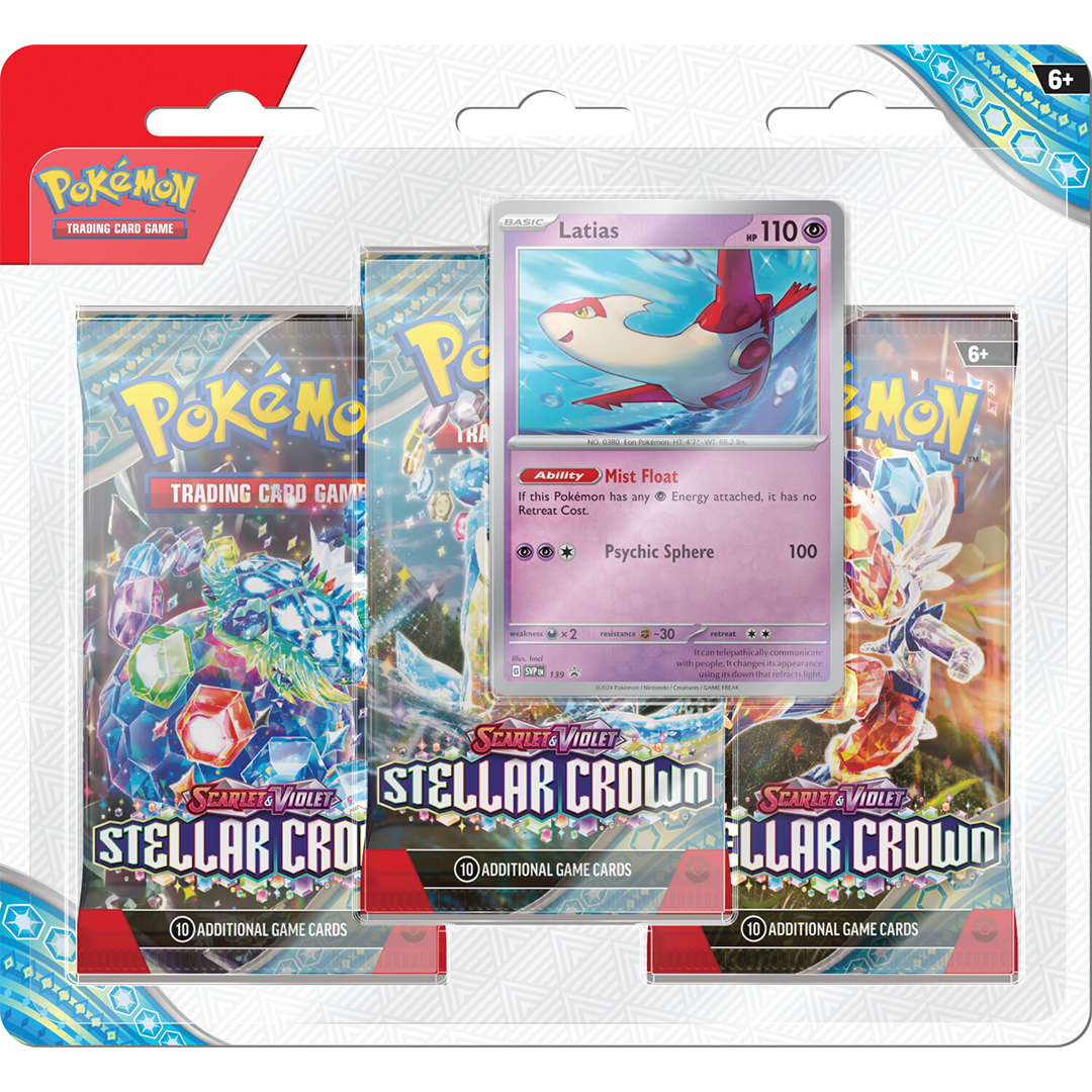 Pokemon Stellarkrone - 3-Pack Blister (deutsch)