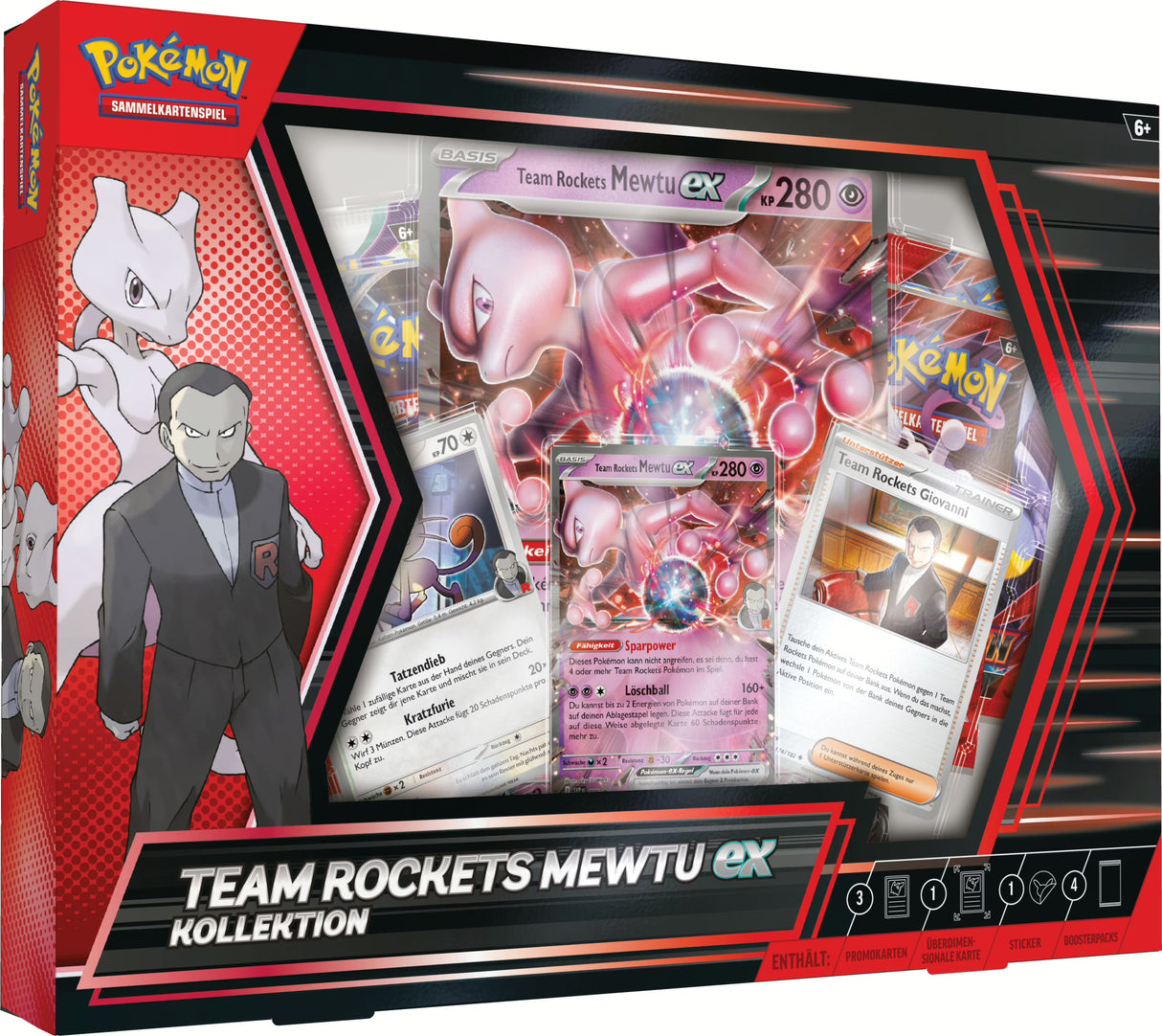 Team Rocket's Mewtu ex Kollektion (deutsch)