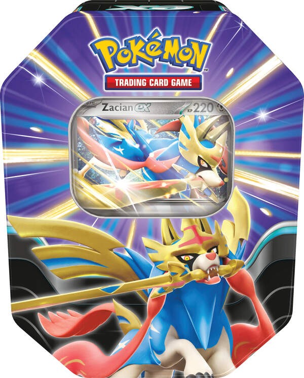 Pokémon Schlagkräftige Legenden Tin Box - Zacian-ex (deutsch)