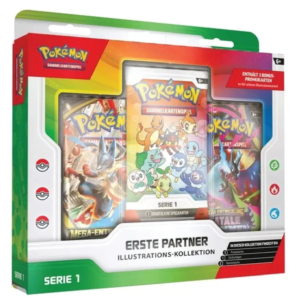 Pokemon Erster Partner Illustrations-Kollektion