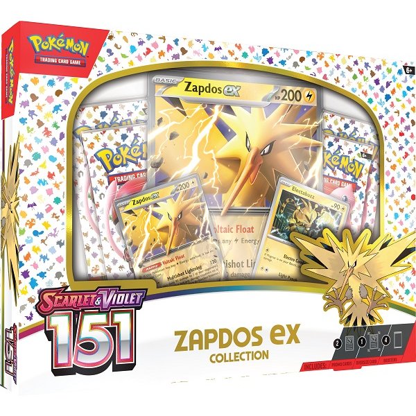 Pokemon Karmesin & Purpur 151 - Zapdos ex Collection (englisch)