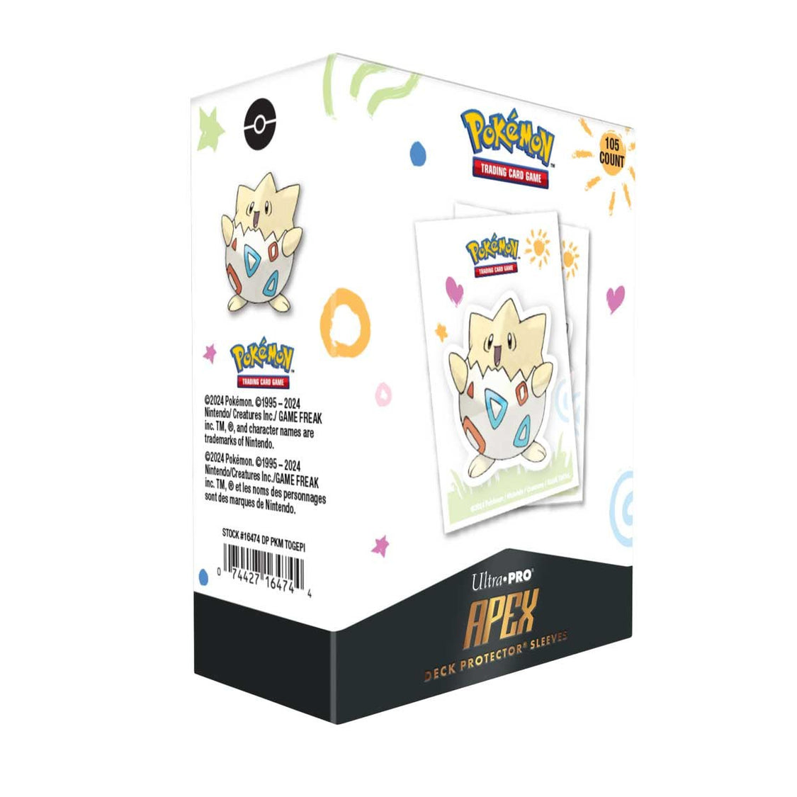 Ultra Pro Pokémon Apex Sleeves Togepi – 65 Kartenhüllen - Bild 2