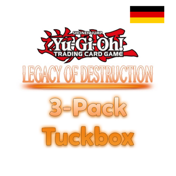 Yu-Gi-Oh! - Legacy of Destruction 3-Pack Tuckbox (DE)