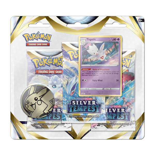 Pokemon Silver Tempest 3-Pack-Blister Togetic (englisch)