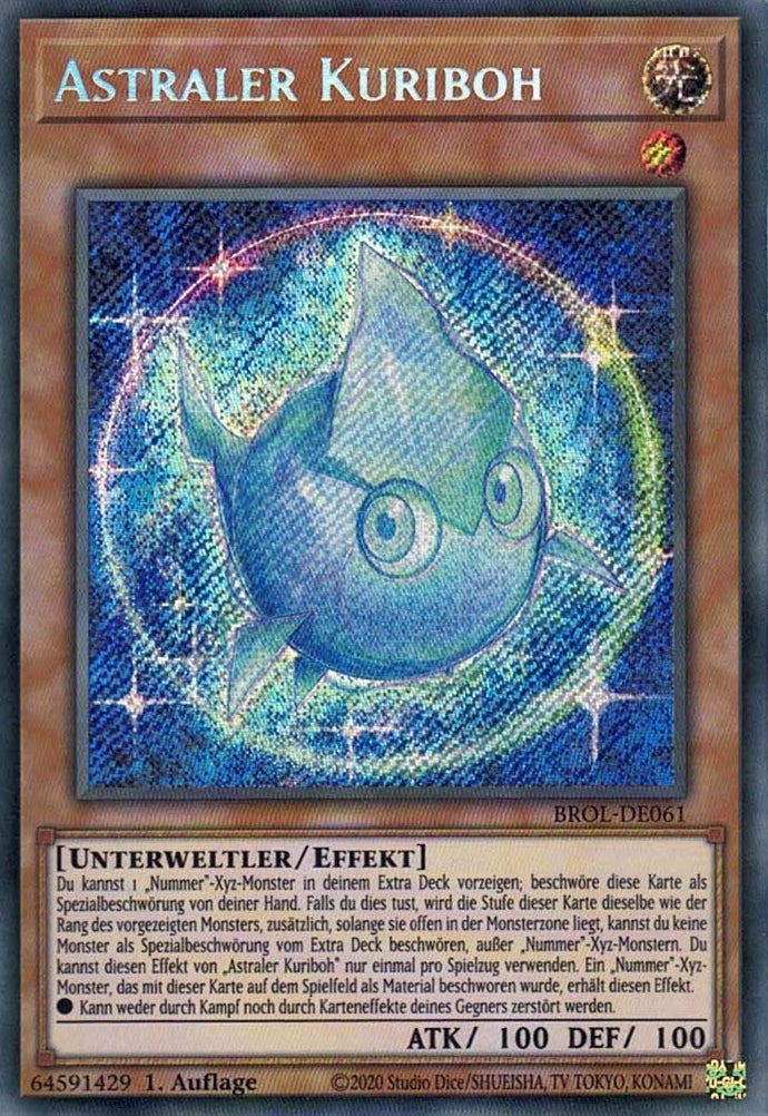 Astraler Kuriboh - Secret Rare - Divine Cards