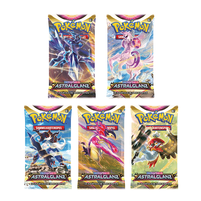 Pokemon Astralglanz 5 x Booster Pack (deutsch)
